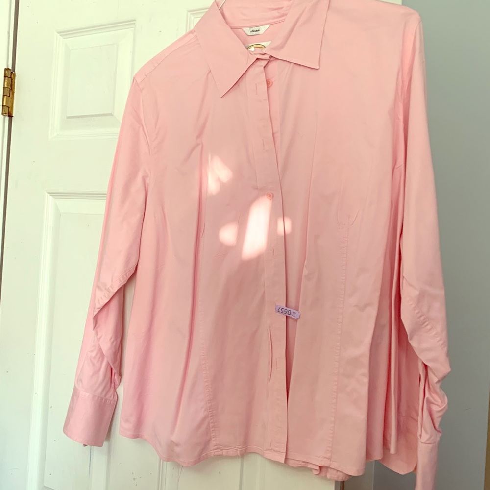 Talbots 2x woman’s pink blouse.